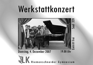 Kammerkonzert-Plakat