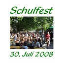 Plakat zum Schulfest des Siebold-Gymnasiums 2008 am 30.7.08