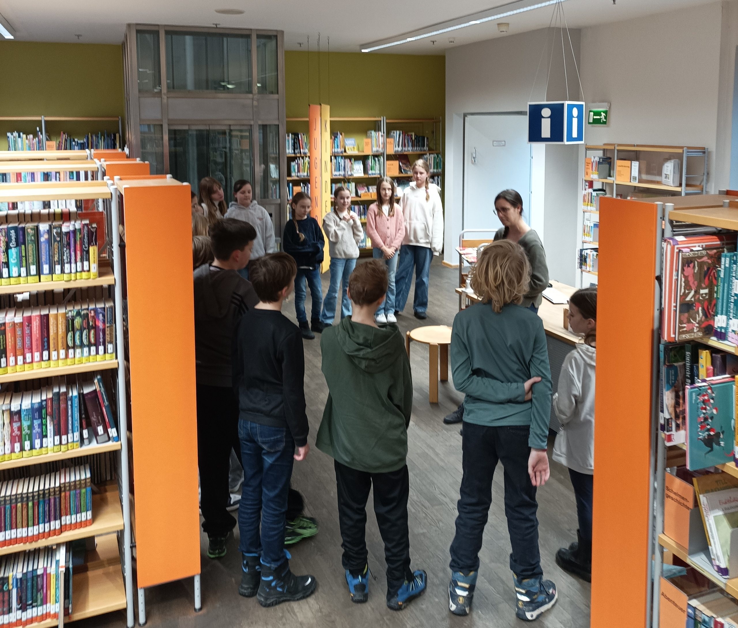 Besuch in der Stadtbücherei